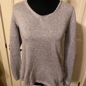 Grey V-neck Sweater
